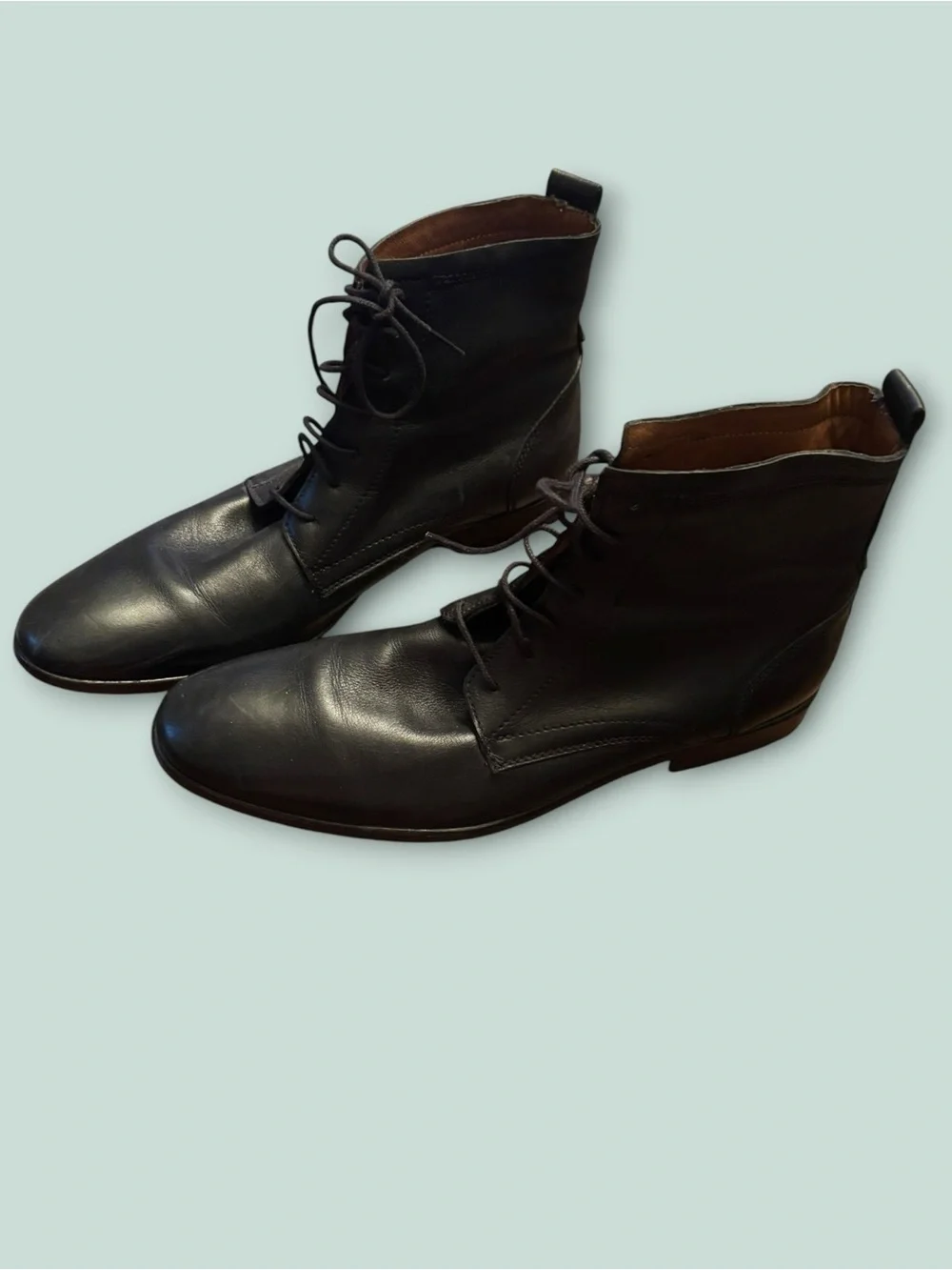 ALDO Men's Black Leather Chukka Boots